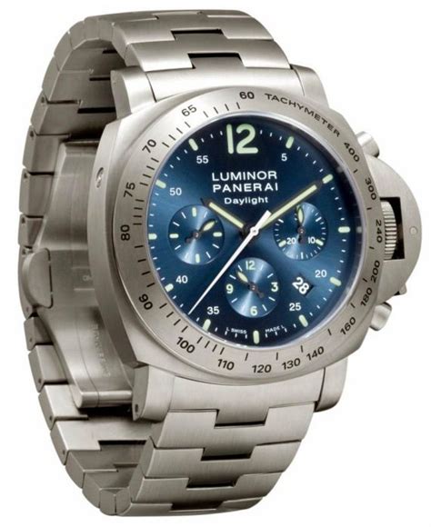 panerai luminor chrono daylight titanium pam 327 watch